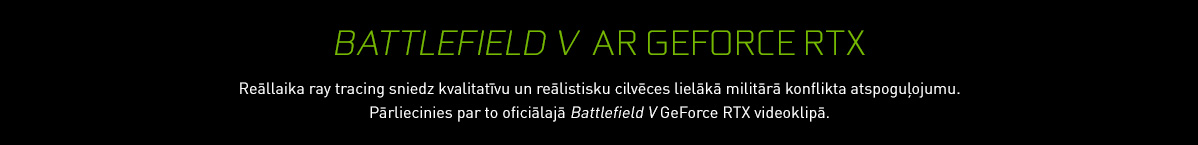 Battlefield V ar GeForce GTX