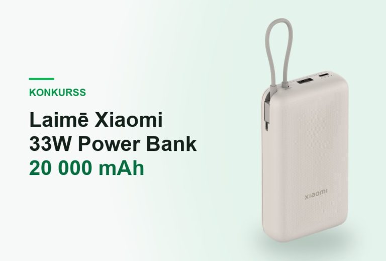 Xiaomi 33W Power Bank 20000mAh ar iebūvētu kabeli